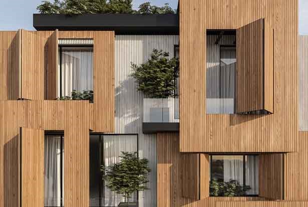 معرفی بهترین چوب برای نمای ساختمان